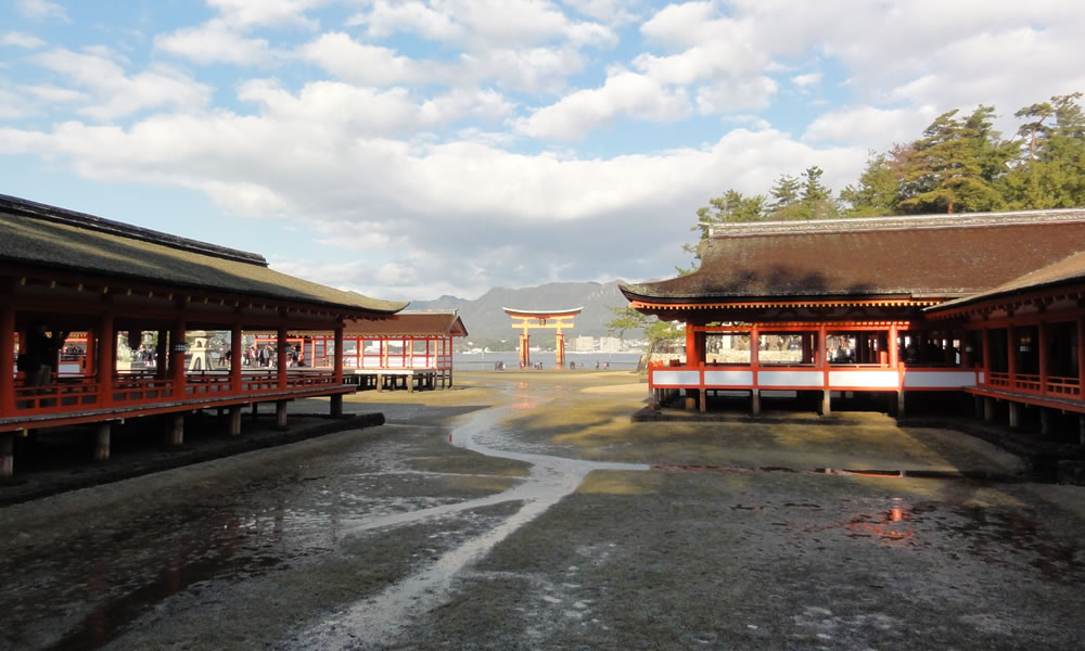 Itsukushima shrine visit and route